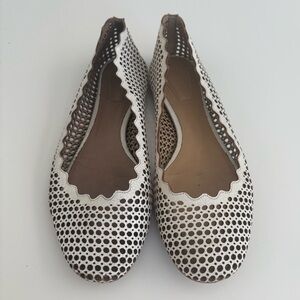 Auth CHLOE Leather Flats